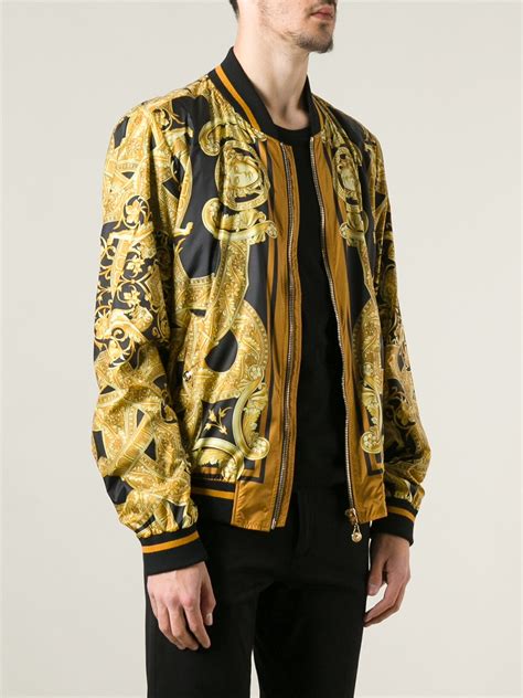 versace bomber jacket men's|versace bomber jacket women's.